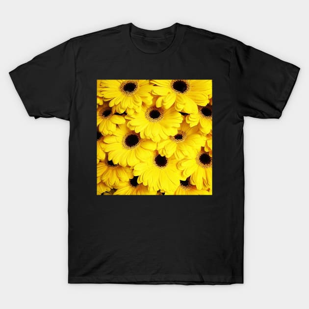 Yellow Daisies T-Shirt by Ludwig Wagner